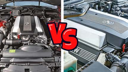 BMW M60 Motor im Vergleich mit dem M62-Motor