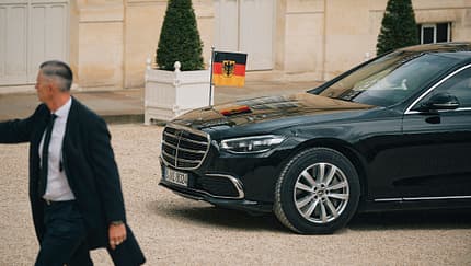 Mercedes S-Klasse Friedrich Merz Staatskarosse Dienstwagen Kanzler-Limousine