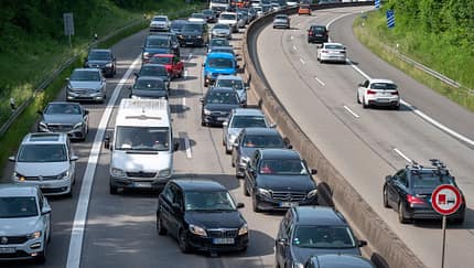 Standstreifen Stau