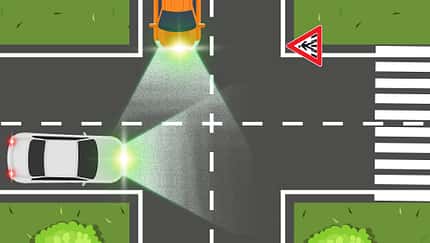 Studie: grünes Bremslicht an der Fahrzeugfront soll Unfälle vermeiden
