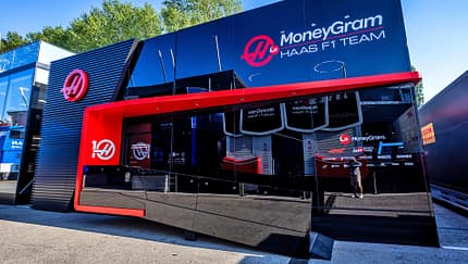 Haas - Formel 1 -Motorhome 2025