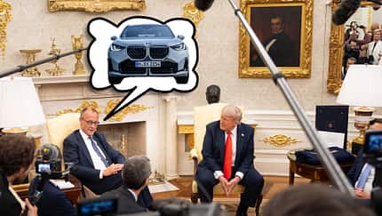 06/2025 Merz Trump BMW X3 Collage