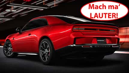 Dodge Charger Daytona EV Schriftzug eingeklinkt