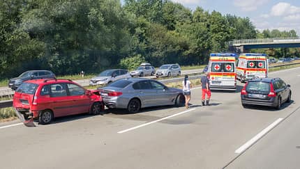 Unfall Autobahn Gaffer