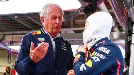 Helmut Marko & Yuki Tsunoda - GP Miami 2025