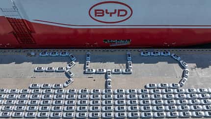 BYD RoRo Autofrachter Frachtschiff Changzhou