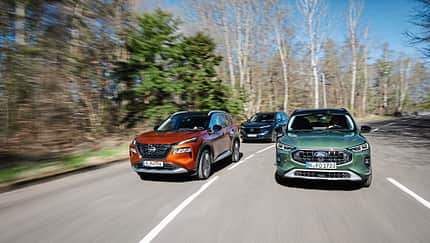 Ford Kuga, Nissan X-Trail und Honda CR-V