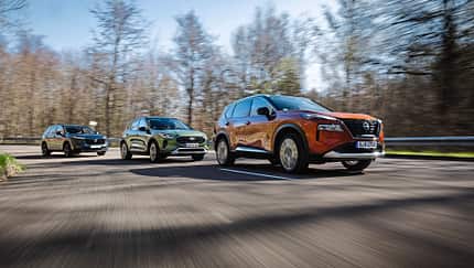 Ford Kuga, Nissan X-Trail und Honda CR-V