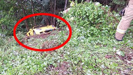 Porsche Carrera GT Rettungsaktion Alpen Österreich Strobl Feuerwehr