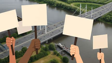 Autobahn Brücke A1 Hambrug