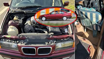 BMW 3er E36 schrottreif Australien Polizei