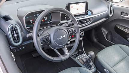 Kia Picanto und Toyota Aygo X, AMS Vergleichstest, ams1725 Kia Picanto, Cockpit