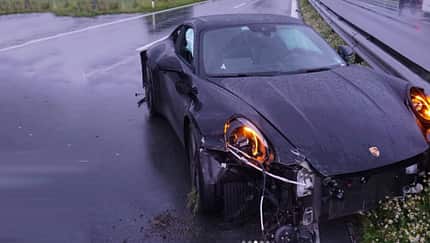Porsche 911 GTS Unfall