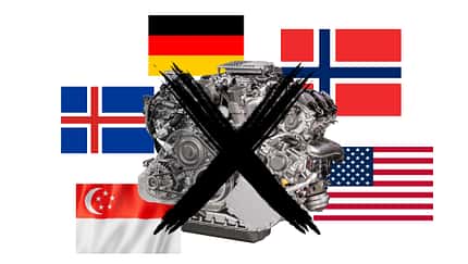 Verbrenner-Aus in verschiedenen Ländern