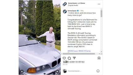 BMW E39 mit 1 Million Kilometer
