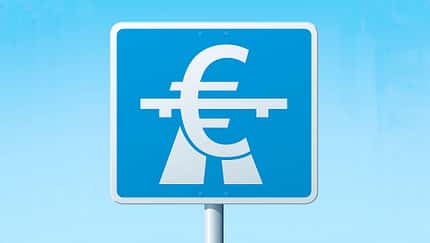 Autobahn Schild Euro