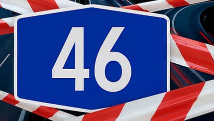 Autobahn A46 Sperrung