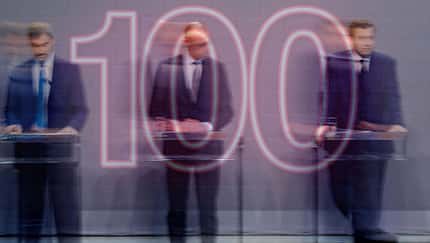 Regierungsbilanz Merz, Söder; Klingbeil