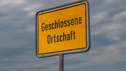 Geschlossene Ortschaft