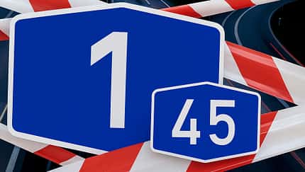 08/2025, Autobahn A1 und A45 Sperrung Autobahn A1 und A45 Sperrung