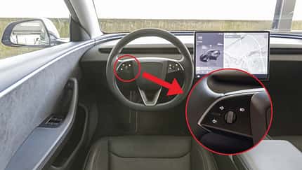 Tesla streicht Blinkertasten und wechselt zu Blinkerhebeln