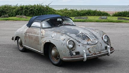 08/2025, Porsche, 356, Speedster, Pre-A, Scheunenfund, Oldtimer, Sportwagen, Auktion Porsche 356 'Pre-A' 1500 Speedster (1955) Scheunenfund