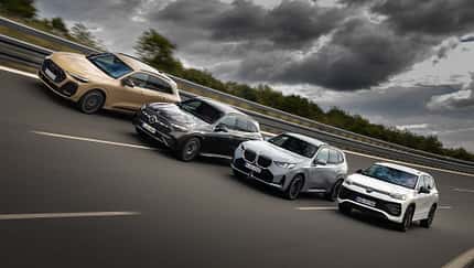 Audi Q5, Mercedes GLC, BMW X3, VW Tayron