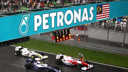 GP Malaysia 2009 - Formel 1 - Regen GP Malaysia 2009 - Formel 1 - Regen