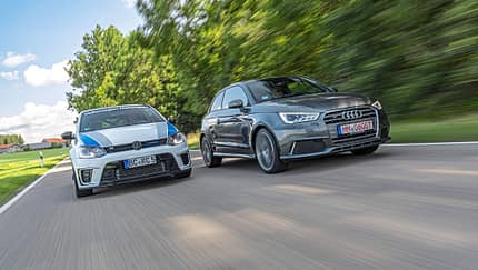 Audi S1 und VW Polo R WRC Street, AMS Aktuelles, spa0524, Audi, A1 Audi S1 und VW Polo R WRC Street