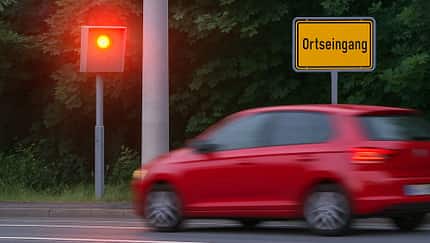 Radarfalle Ortseingang