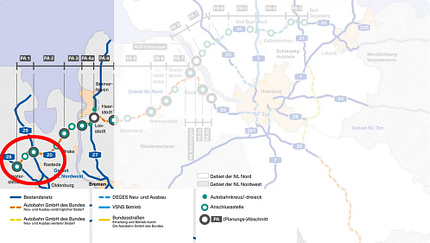 Autobahn A20 1 Bauabschnitt