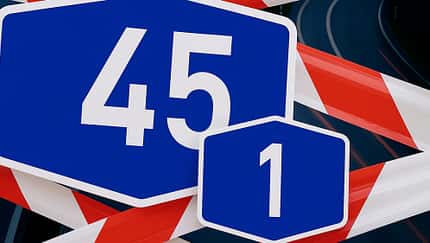 Autobahn A45 und A1 Sperrung