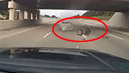 Grappler-Einsatz US-Polizei Autodieb