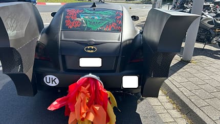 Chrysler Crossfire als Batmobil Nürburgring