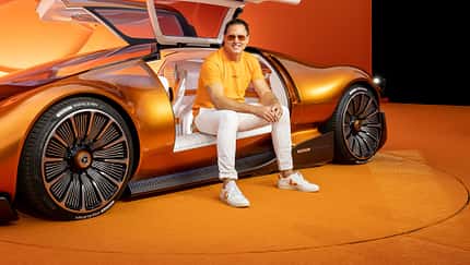  Gorden Wagener im Vision One-Eleven.