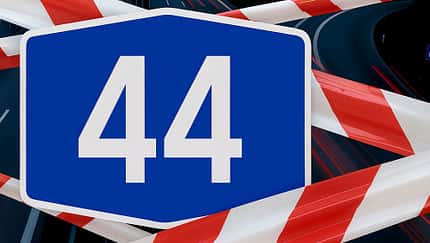 09/2025, Autobahn A44 Sperrung Autobahn A44 Sperrung