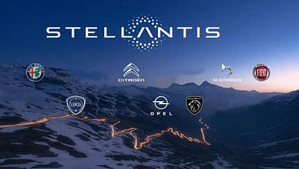 09/2025, Stellantis Logo Rückruf-Marken Stellantis Logo Rückruf-Marken