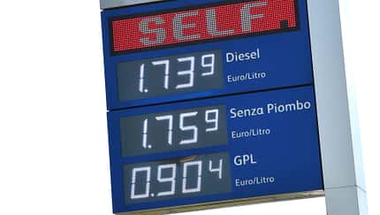 09/2025, Tankstellenpreise Italien Tankstellenpreise Italien