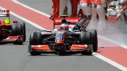 Heikki Kovalainen - Tankstopp - GP Brasilien 2009