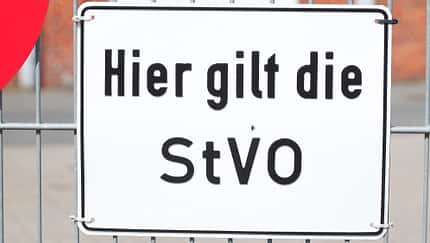 09/2025, Hier gilt die StVO Schild Hier gilt die StVO Schild