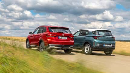 Opel Frontera Hybrid und MG ZS Hybrid+