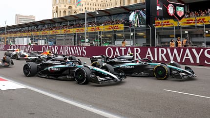 George Russell & Kimi Antonelli - Mercedes - Formel 1 - Baku - GP Aserbaidschan 2025
