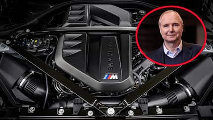 09/2025, BMW M2 CS Sechszylinder-Biturbo-Motor eingeklinkt BMW-Vorstand Jochen Goller BMW M2 CS Sechszylinder-Biturbo-Motor eingeklinkt BMW-Vorstand Jochen Goller