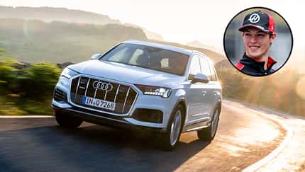 Ollie Bearman - Audi Q7 - Collage Ollie Bearman - Audi Q7 - Collage