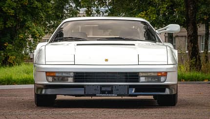 09/2025, Ferrari, Testarossa, Sportwagen, 12-Zylinder, Auktion, Weiß, RM Sotheby's, Monospecchio Ferrari Testarossa Monospecchio (1986) Bianco / Nero