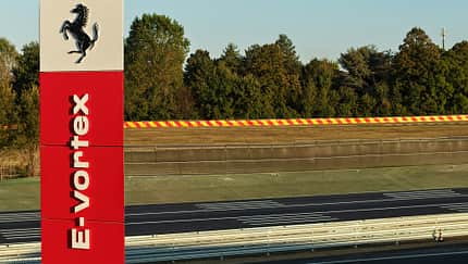 Ferrari E-Vortex Teststrecke Testgelände Fiorano