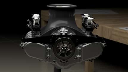 Rünge Cars Achtzylinder-Boxermotor