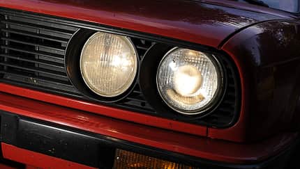 BMW, 318i, Cabriolet, E30, detail, vorn, vtest, mokla0308 BMW 318i Cabriolet (E30)