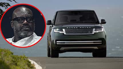 11/2025, Range Rover eingeklinkt Shaquille O'Neal Range Rover eingeklinkt Shaquille O'Neal