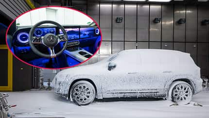 Mercedes GLB Klimakammer Innenraum Prototyp